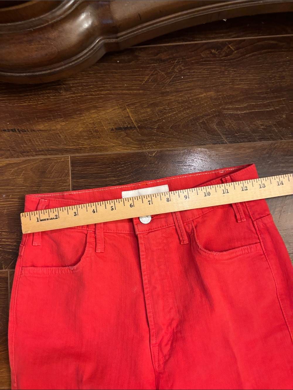 MOTHER THE HUSTLER ANKLE FRAY - THE DEVIL MAY CARE 26 $248 - Picture 2 of 16